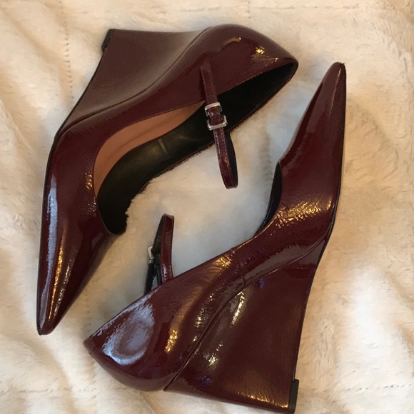 Maeve The Sibley Mary Jane Wedge Heels NWOB size 37/6.5 - Picture 6 of 10